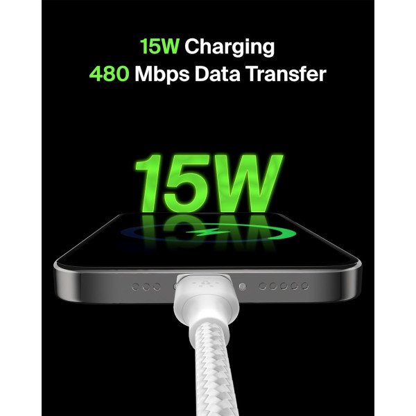 Belkin BoostCharge Braided USB-C Cable 1M