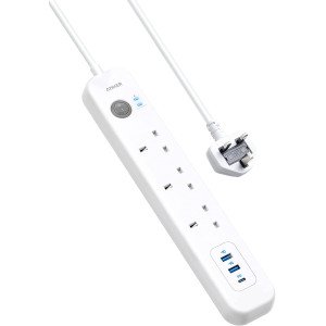 Anker PowerExtend 6-IN-1 USB-C PowerStrip – White