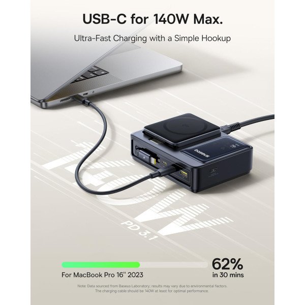 Baseus Nomos 5-in-1 Desktop Charging Station 140W