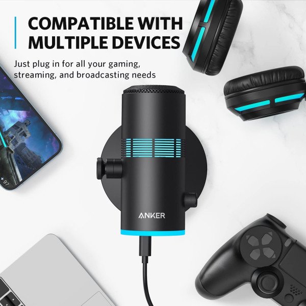 Anker PowerCast M300, USB Microphone for PC