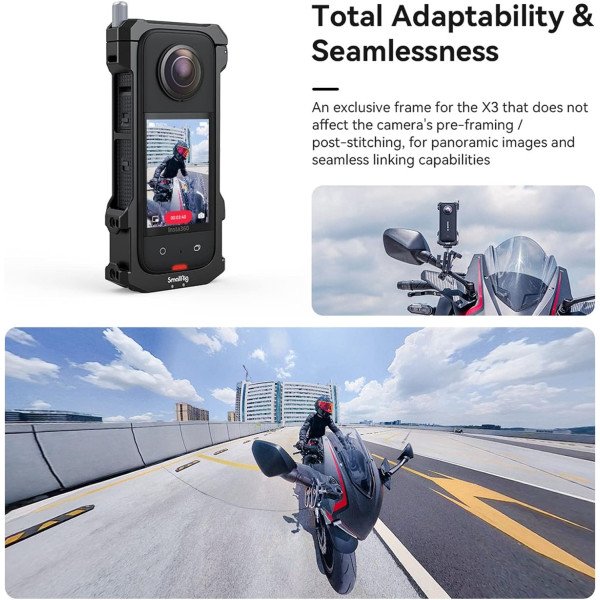 SmallRig Aluminum Frame Cage for Insta360 X3