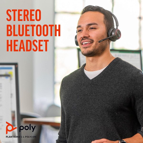 Poly Voyager 4320 UC Wireless Headset USB A