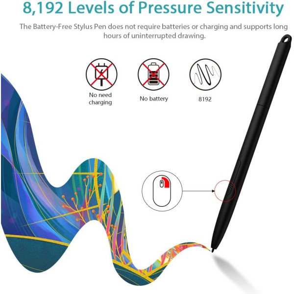XP-PEN Star G960S Graphics Tablet 9x6 inch Drawing Tablet 