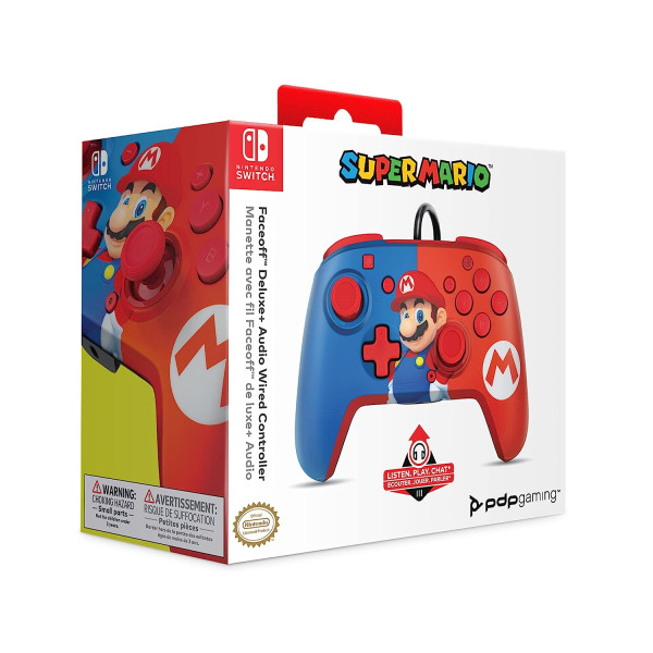 PDP Mario Rematch Wired Controller for Nintendo Switch