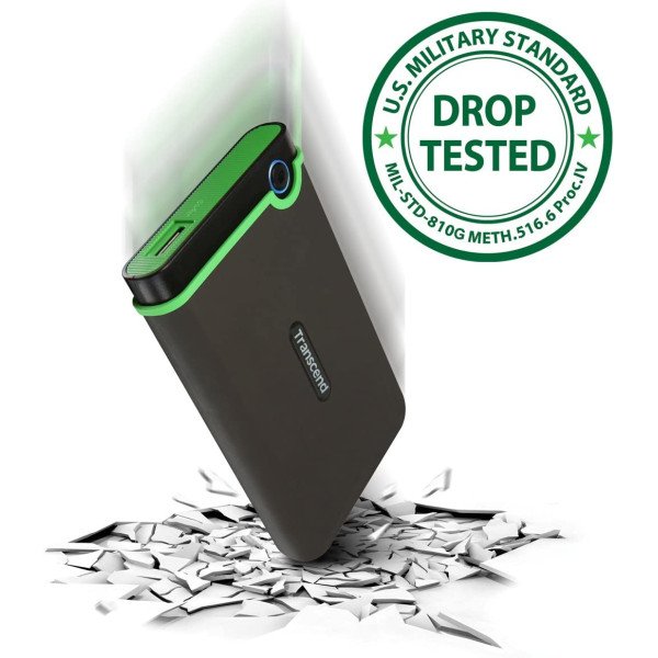 Transcend Storejet 25M3 2TB USB 3.0 Portable Hard Drive