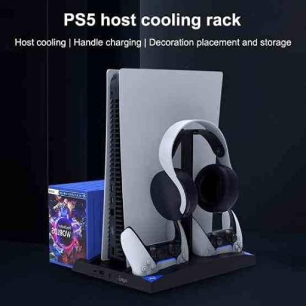 iPega 6 in 1 Multifunctional Cooling Stand for PS5