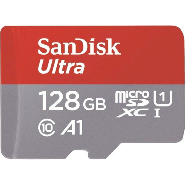 SanDisk 128GB Ultra microSDXC UHS-I Card A1 Class 10 120MB/s 