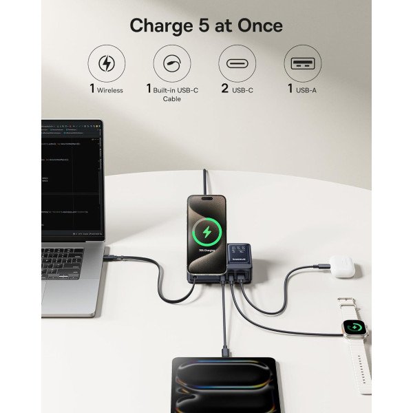 Baseus Nomos 5-in-1 Desktop Charging Station 140W