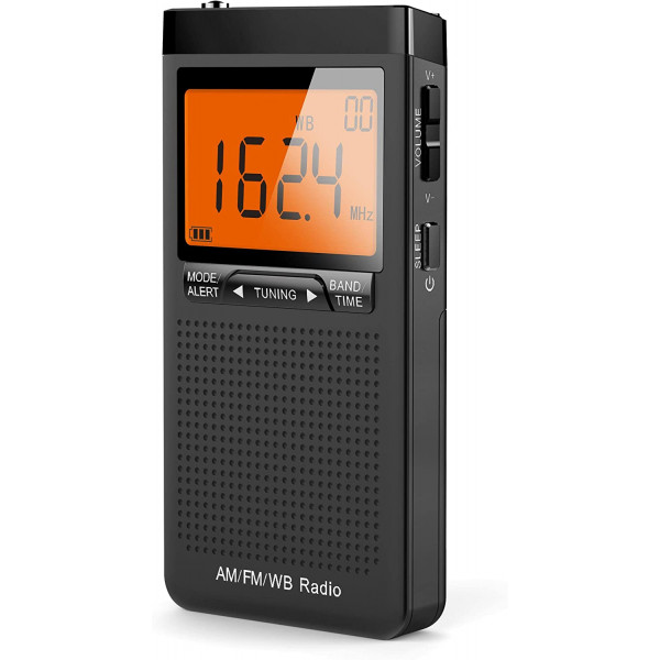 Maoye AM FM Mini Digital Display Portable Radio