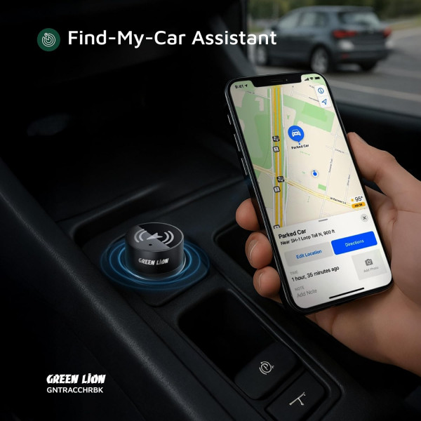 Green Lion Tracker Dual Port Car Charger 30W