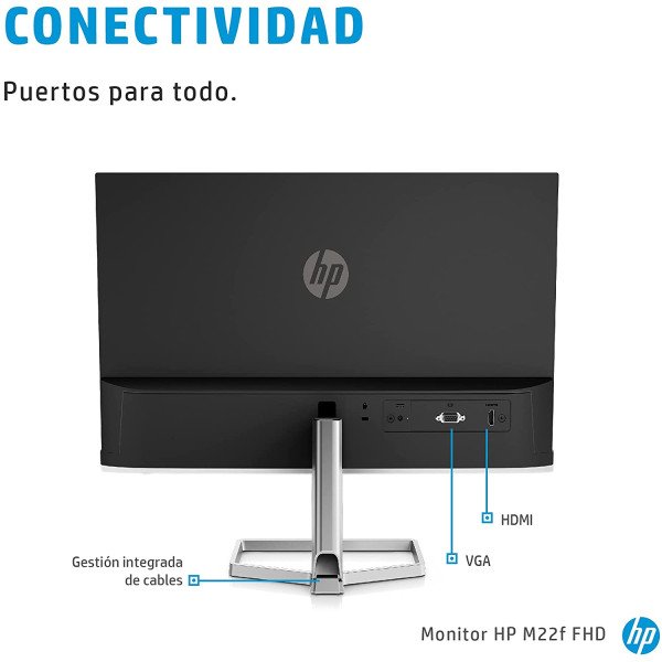 HP M22f Full HD 21.5" IPS LCD Monitor with AMD FreeSync