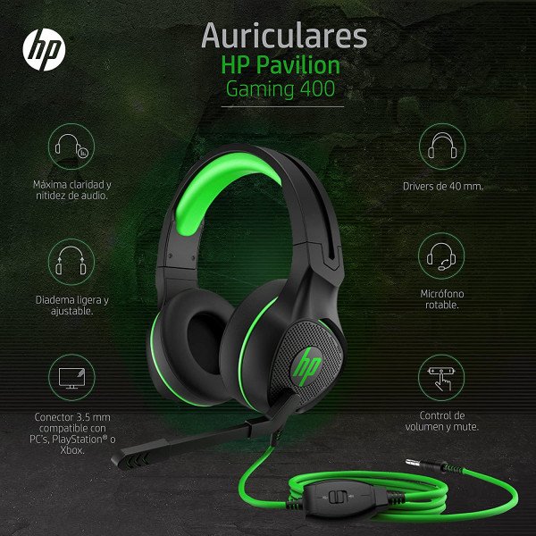 HP Pavilion Gaming Headset 400 - 4BX31AA