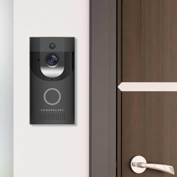 Powerology Smart Video Doorbell With Two Way Talk