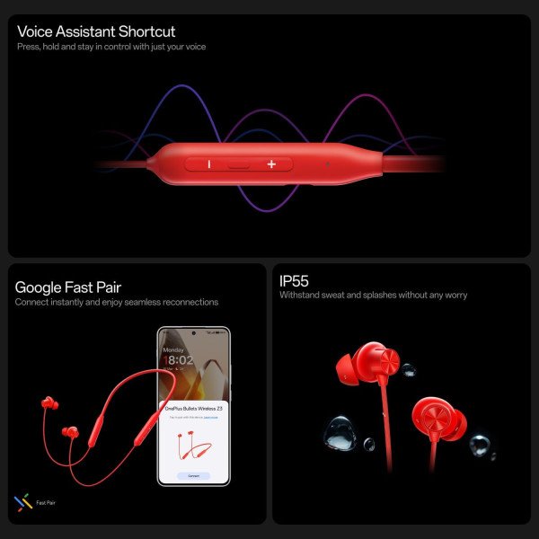 OnePlus Bullets Wireless Z3 Neckband Earbuds