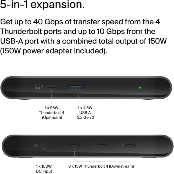 Belkin Connect Thunderbolt 4 5-in-1Docking Station