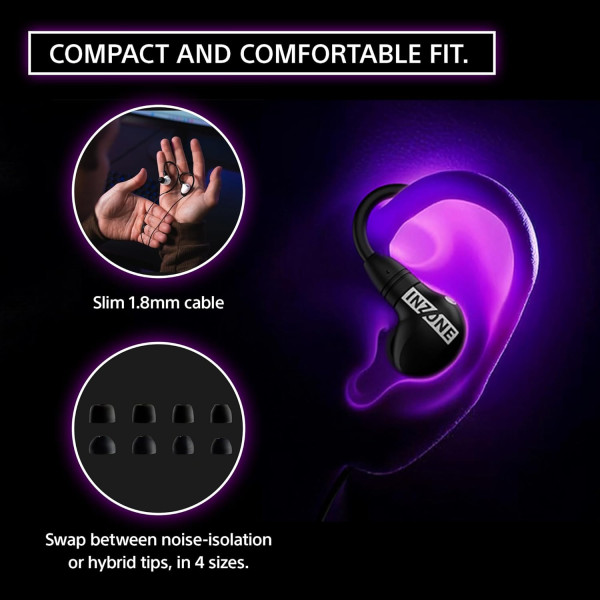 INZONE E9 Wired In-Ear Monitor for Gaming