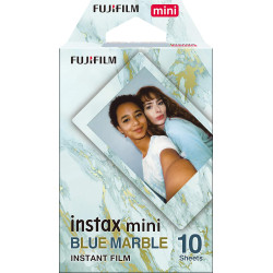 Fujifilm Instax Mini Blue Marble Instant Film - 10 Pack