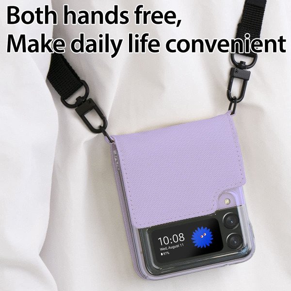 araree Canvas Diary Fabric Flip Cover for Samsung Galaxy Z Flip 3 5G(2021) 
