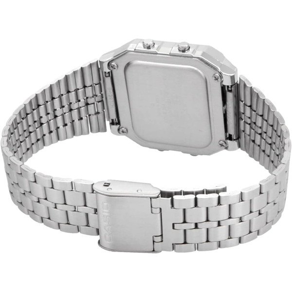 Casio Men's Classic A500WA-1 Silver Stainless-Steel Quartz Watch
