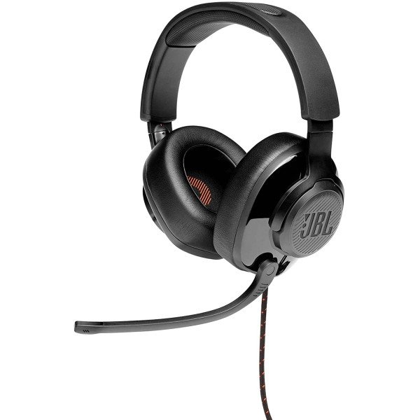 JBL Quantum 300 Wired Over-Ear Gaming Headset (Black)