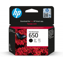 Hp 650 Ink Advantage Cartridge Black - CZ101AK 