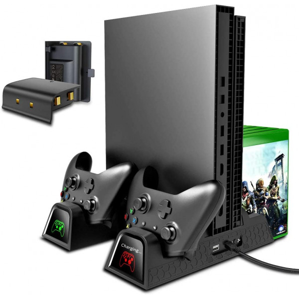 OIVO Vertical Cooling Stand for Xbox One/S/X-Black 