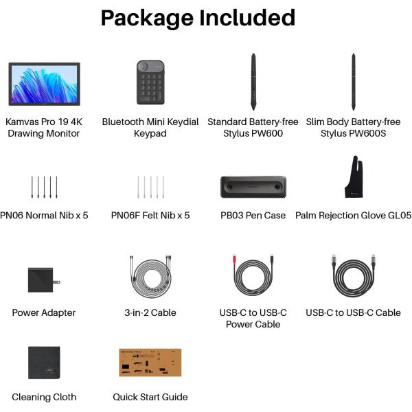 Huion Kamvas Pro 19 Graphics Drawing Pen Display Tablet
