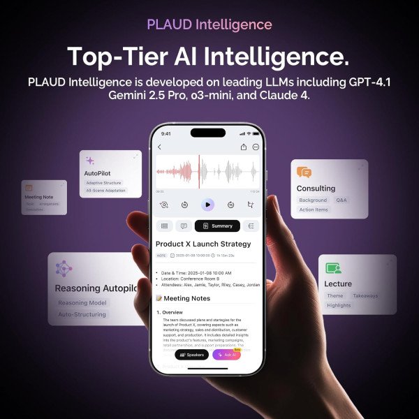 PLAUD NotePin AI Voice Recorder