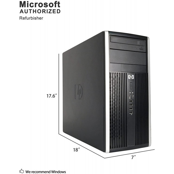 HP Elite 8300 Tower Desktop (Intel Quad Core i7 3.20GHz, 4GB RAM, 500GB HDD ) - Refurbished