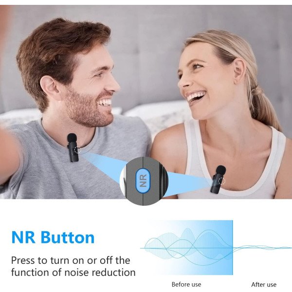 BOYA BY-V20 Dual Wireless Lavalier Microphone for Android