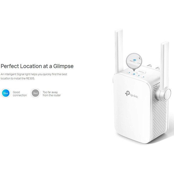 TP-Link RE305 AC1200 Mesh Wi-Fi Range Extender