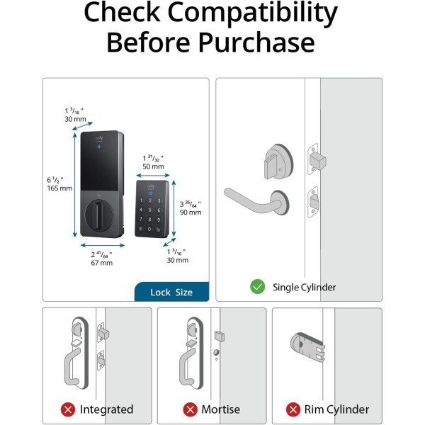 eufy Security R10 Retrofit Smart Lock