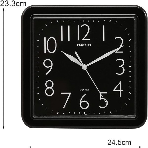 Casio Analogue Quartz Wall Clock - IQ-02S-1D