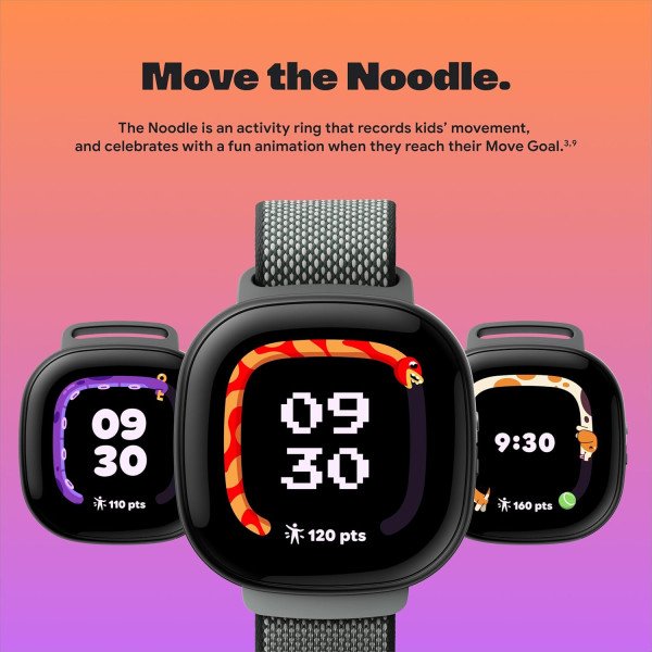 Fitbit Google Ace LTE Kids Smartwatch with Call, Message, GPS