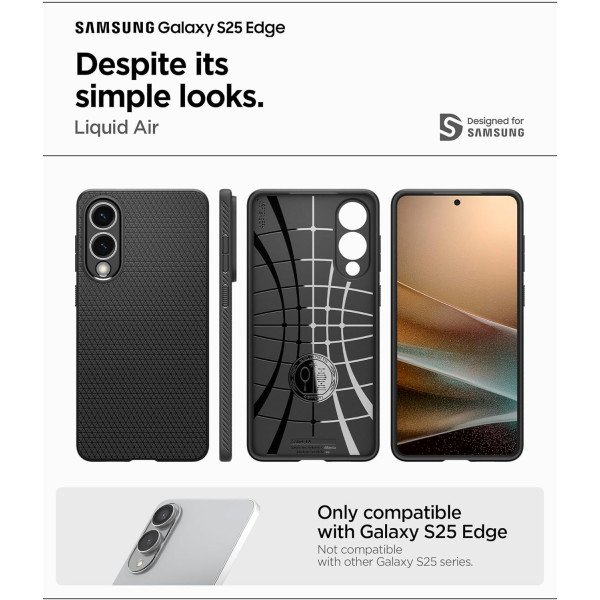 Spigen Liquid Air Case for Samsung Galaxy S25 Edge