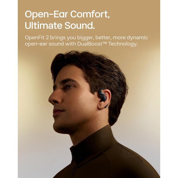 SHOKZ OpenFit 2 Open-Ear Headphones