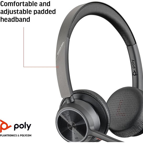 Poly Voyager 4320 UC Wireless Headset USB A