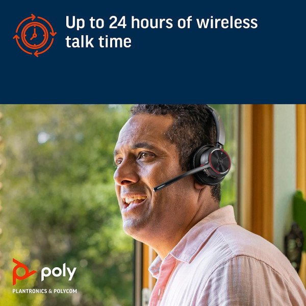 Poly Voyager 4320 UC Wireless Headset USB A