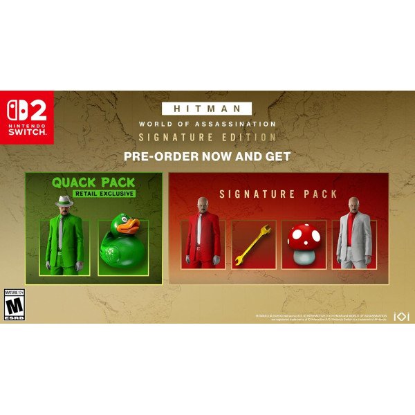 Hitman: World of Assassination Signature Edition - Nintendo Switch 2