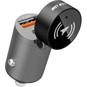 Green Lion Tracker Dual Port Car Charger 30W