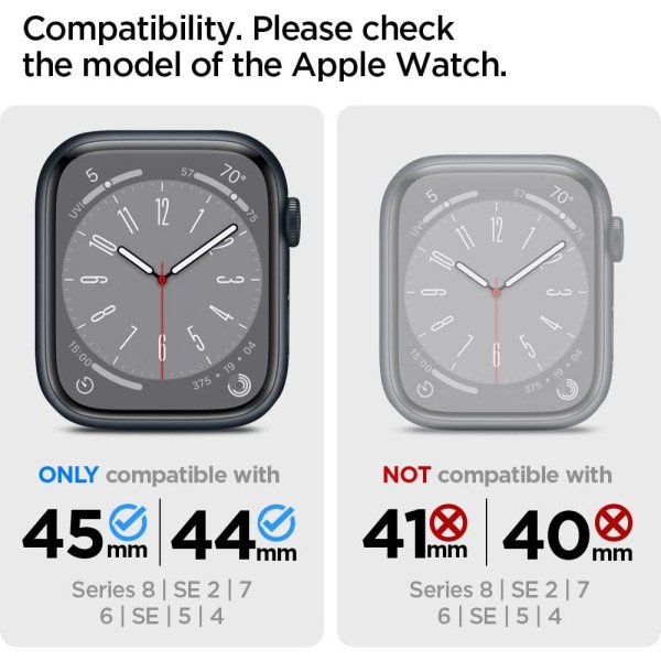 Spigen Rugged Armor Pro Case for Apple Watch Series (45mm/44mm)