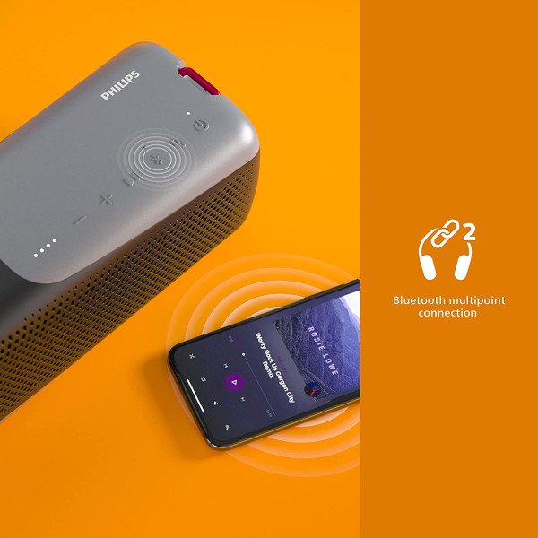 Philips S7807 Rugged Wireless Bluetooth Speaker 40W