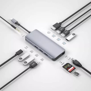 Green Lion Type-C to 12 in 1 USB-C Hub