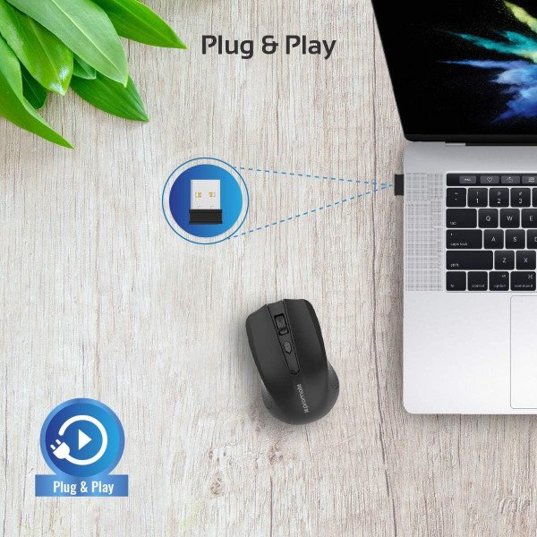 Promate Samo Rechargeable Bluetooth Wireless Mouse