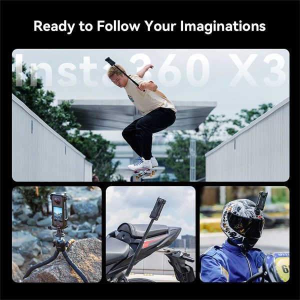 SmallRig Aluminum Frame Cage for Insta360 X3