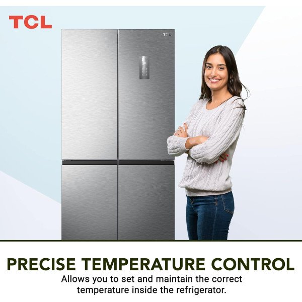 TCL P560CDN Cross Door Refrigerator 470L