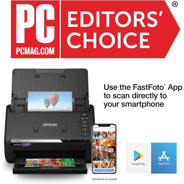 Epson FastFoto FF-680W Photo Scanner