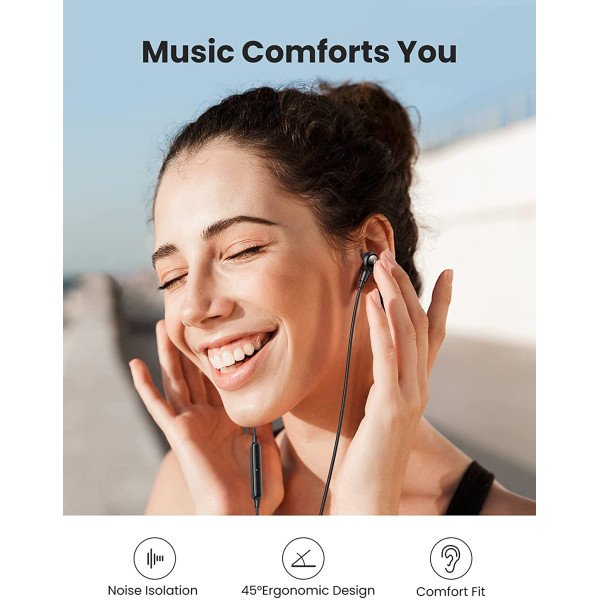 UGREEN USB-C In-ear Headphone Wired Earphones with Microphone 