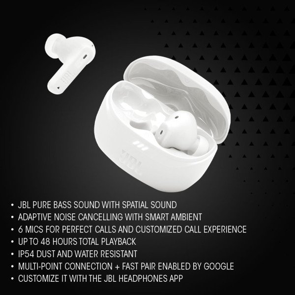 JBL Tune Beam 2 True Wireless Noise Cancelling Earbuds