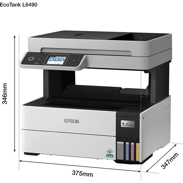 Epson Ecotank L6490 Print/Scan/Copy/Fax Wi-Fi Business Printer